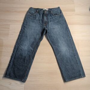 Levis 569 Jeans Mens 36x30 Blue Loose Straight Medium Wash Denim 5 Pocket Y2K